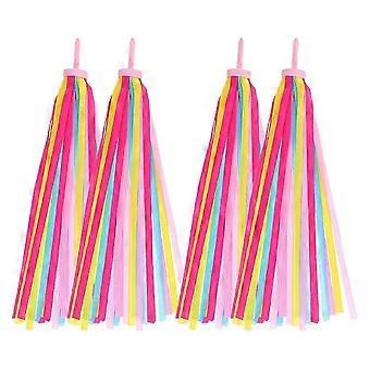 Bicycle Handlebar Decoration Tassel Ribbons 2 Pairs for Kids