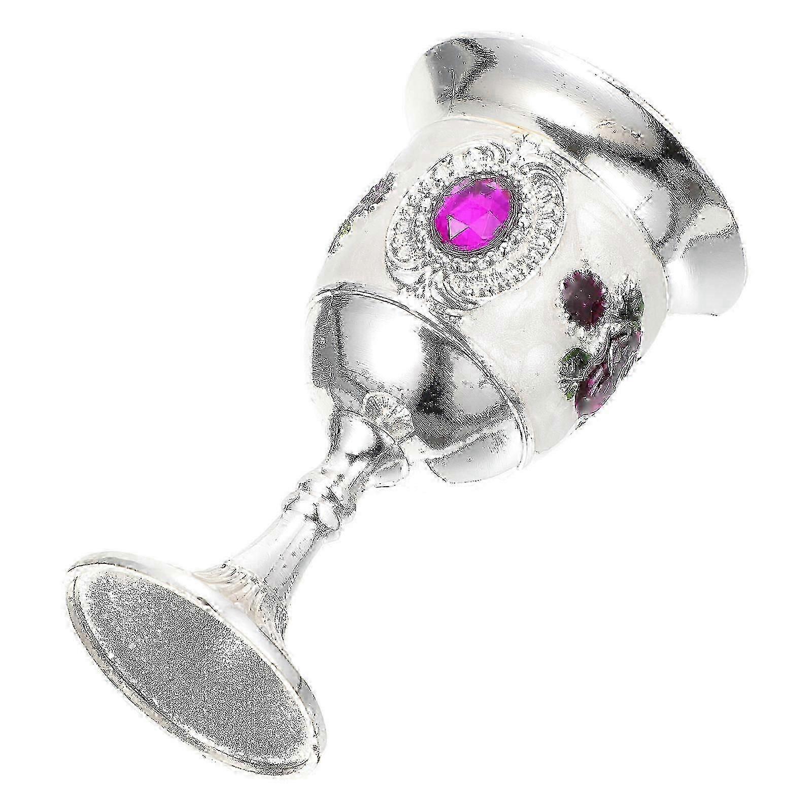 Compact European Style Patterned Goblet for Adults