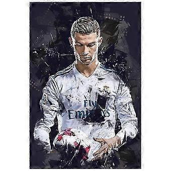 26-27 1000/500/300 Piece Jigsaw Puzzles for Adults Kids Cristiano Ronaldo Football Player Poster Sports Educational Game Toys Wooden Puzzle PPTU88