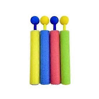 2 pistole ad acqua colorate in schiuma, colori casuali, adatte a bambini e adulti, leggere e ideali per piscina e spiaggia.