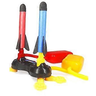 Spielzeugrakete für Kinder, robustes Stomp-Startspielzeug, lustiges Outdoor-Spielzeug für Kinder, Jungen und Mädchen