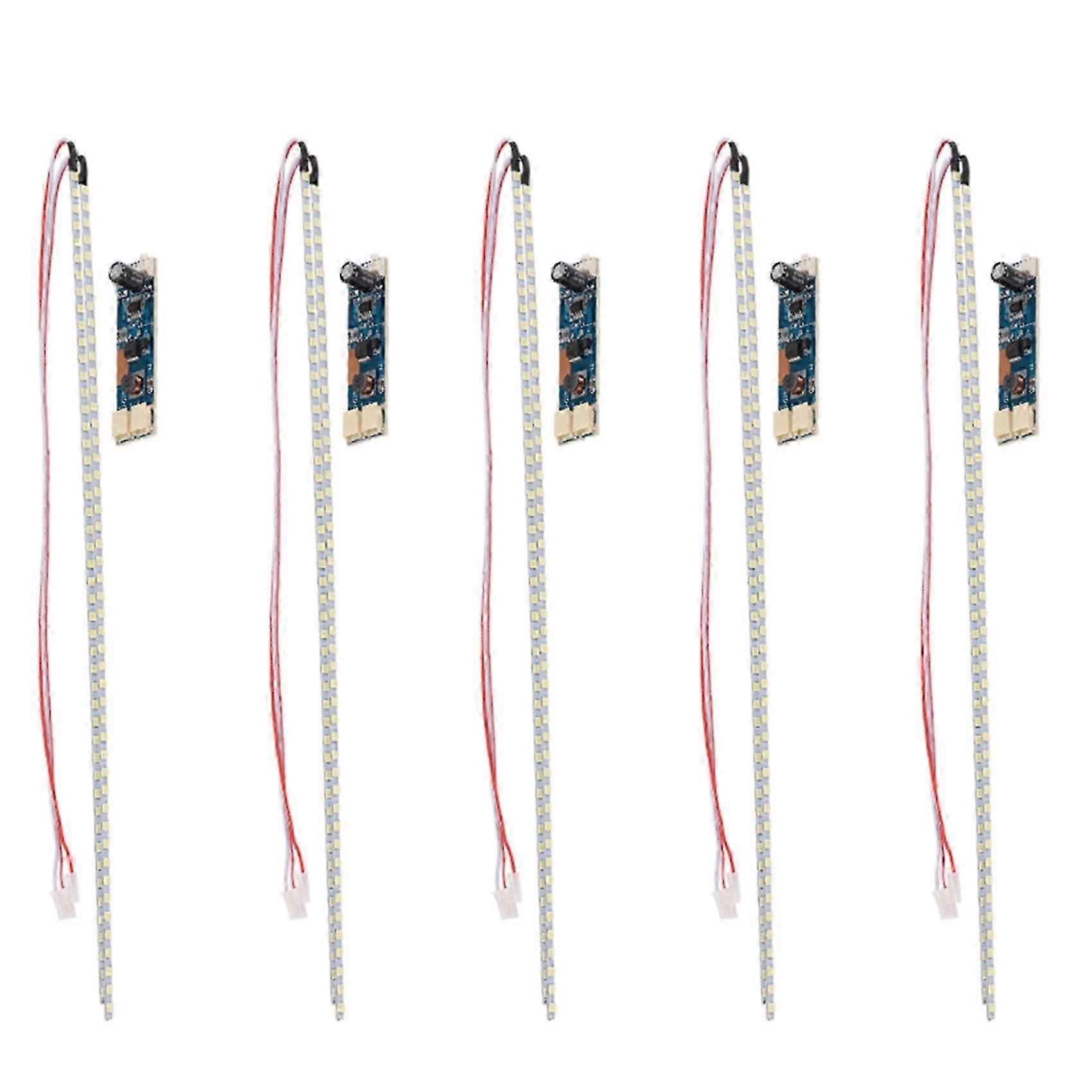 5pcs 315mm 15 Inch LCD Widescreen Dimmable Adjustable LED Lights Backlight Strip Kit
