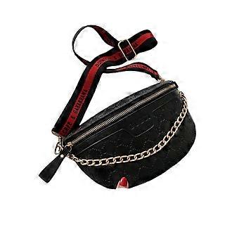 Frauen Handtaschen Umhängetaschen Kleine Quadrat Weiches PU Leder Umhängetasche Damen Taschen Elegant -Schwarz
