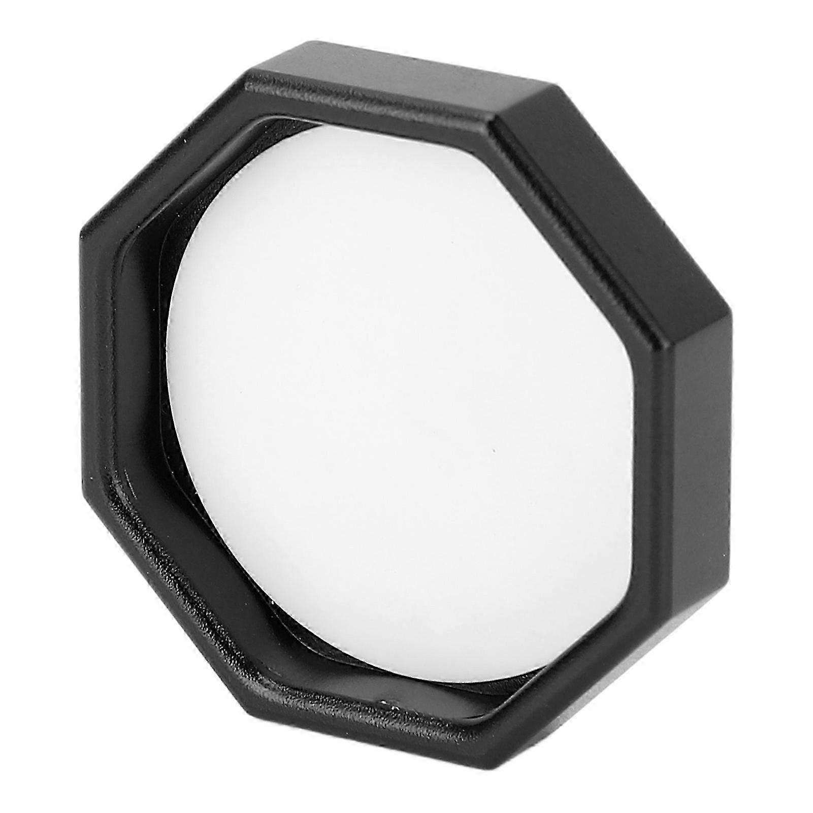 Magnetic Octagonal Round Mini Portable Billiard Cue Chalk Case Universal Black