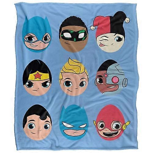 DC Comics Super Friends Easter Egg Blanket