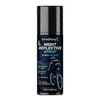 Safety‑Glow Spray for Night Riding, Reflective Gear Coating for Runners, Temporary Washable Reflective Paint, High‑Visibility Quick‑Dry Spray