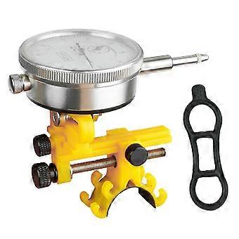 Bicycle Rim Truing Stand Tool with Dial Indicator, Fork Frame Mount for Mountain Road Bikes