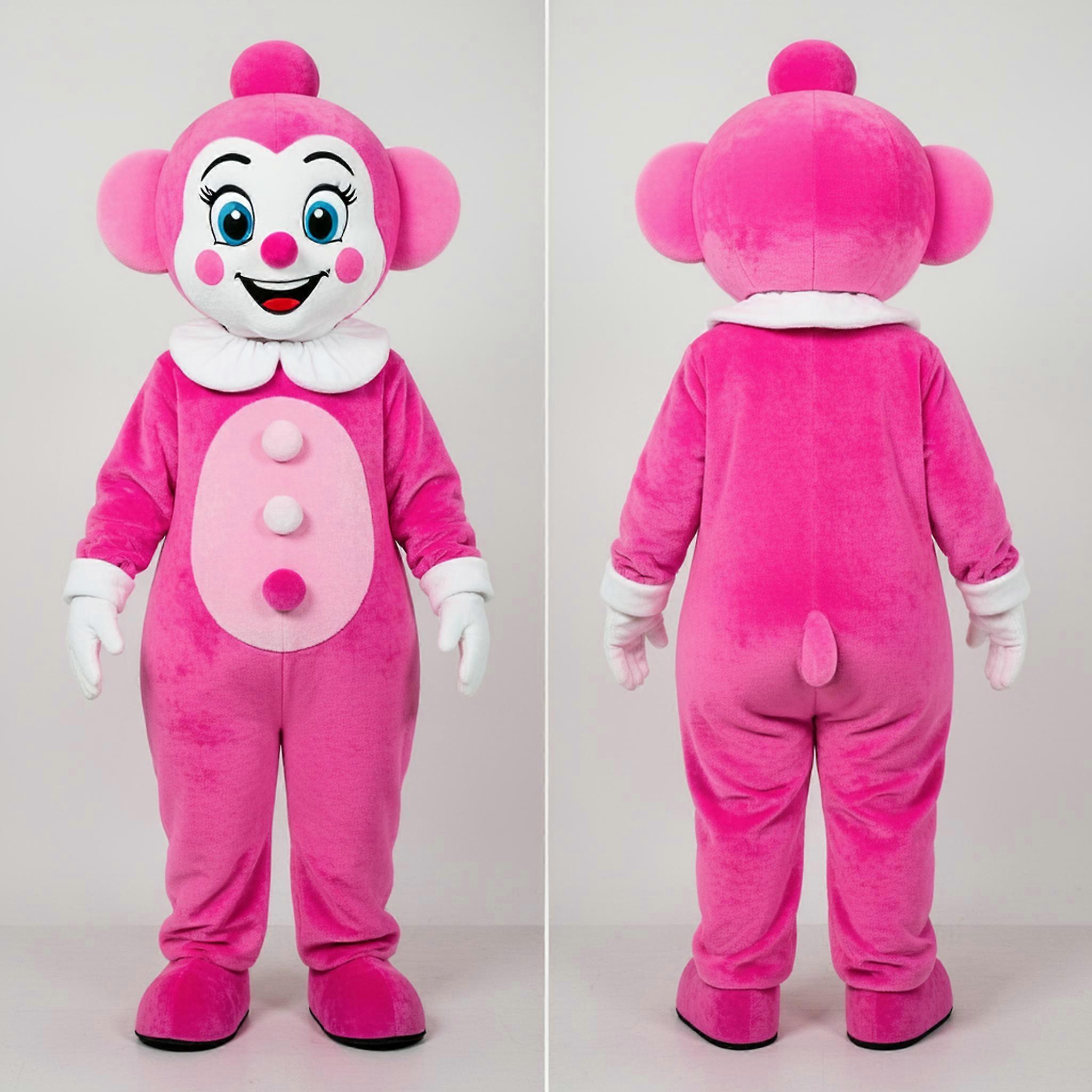 MASTICOT Pink Sleek Moto Mime Mascot