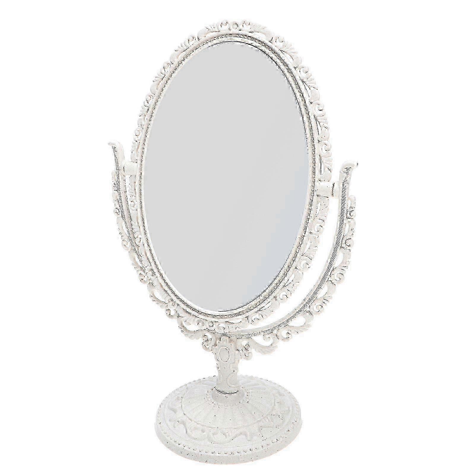 Elegant Double-Sided Oval Vanity Mirror