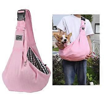 Adjustable Folding Pets Carrier Sling Breathable Pet Outing Bag Shoulder Crossbody Cat Bag Pet Dog Carrier Outdoor Travel Pet Carriers