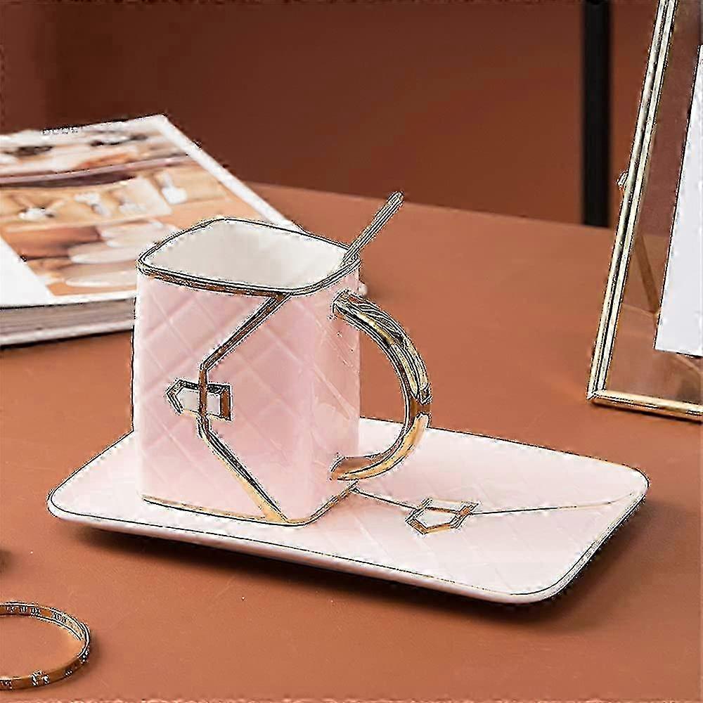 Fine Ceramic Pink Espresso Set 310ml