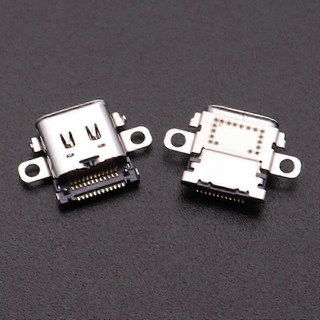 Replacement Type-C Charging Port for Nintendo Switch NS Console - 10Pcs Power Connector Socket