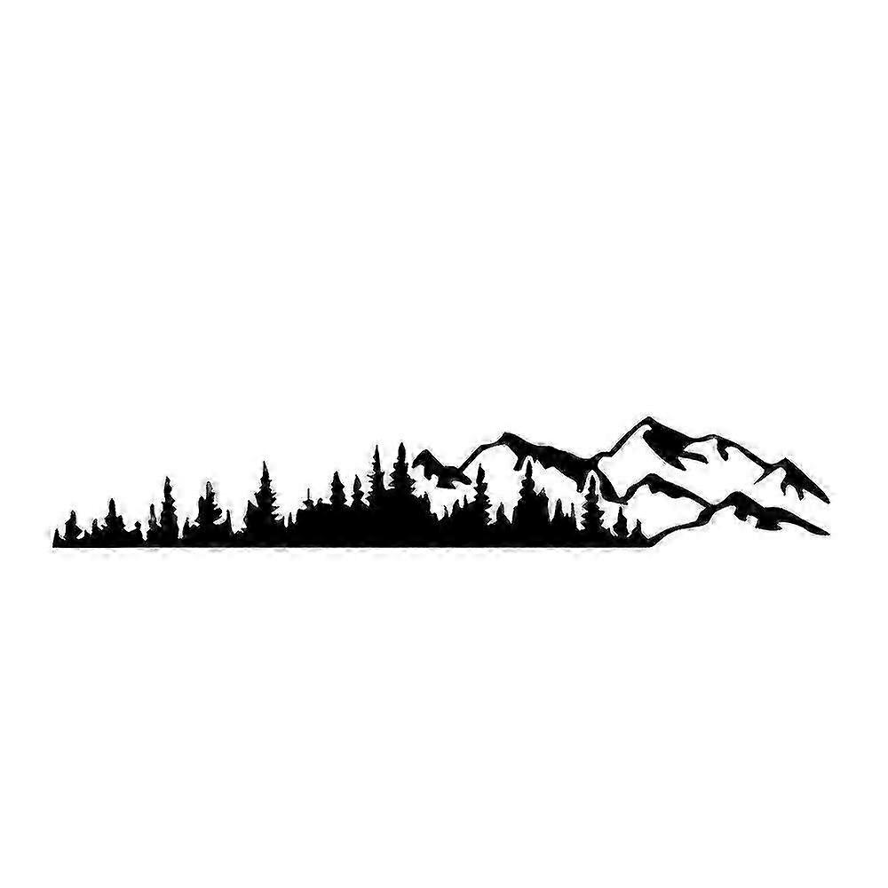 Black RV Bumper Tree Decal Set