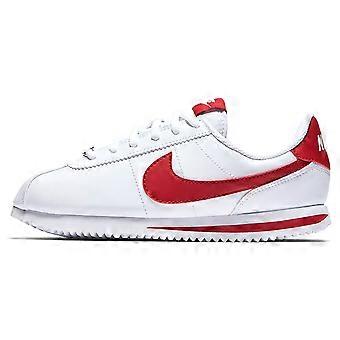 Nike Cortez Basic SL Hvid Gym Rød GS 904764-101