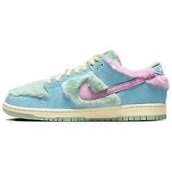 Nike x Verdy Dunk SB Corduroy Låga Skateboardskor Herr Blå Grön Rosa FN6040-400