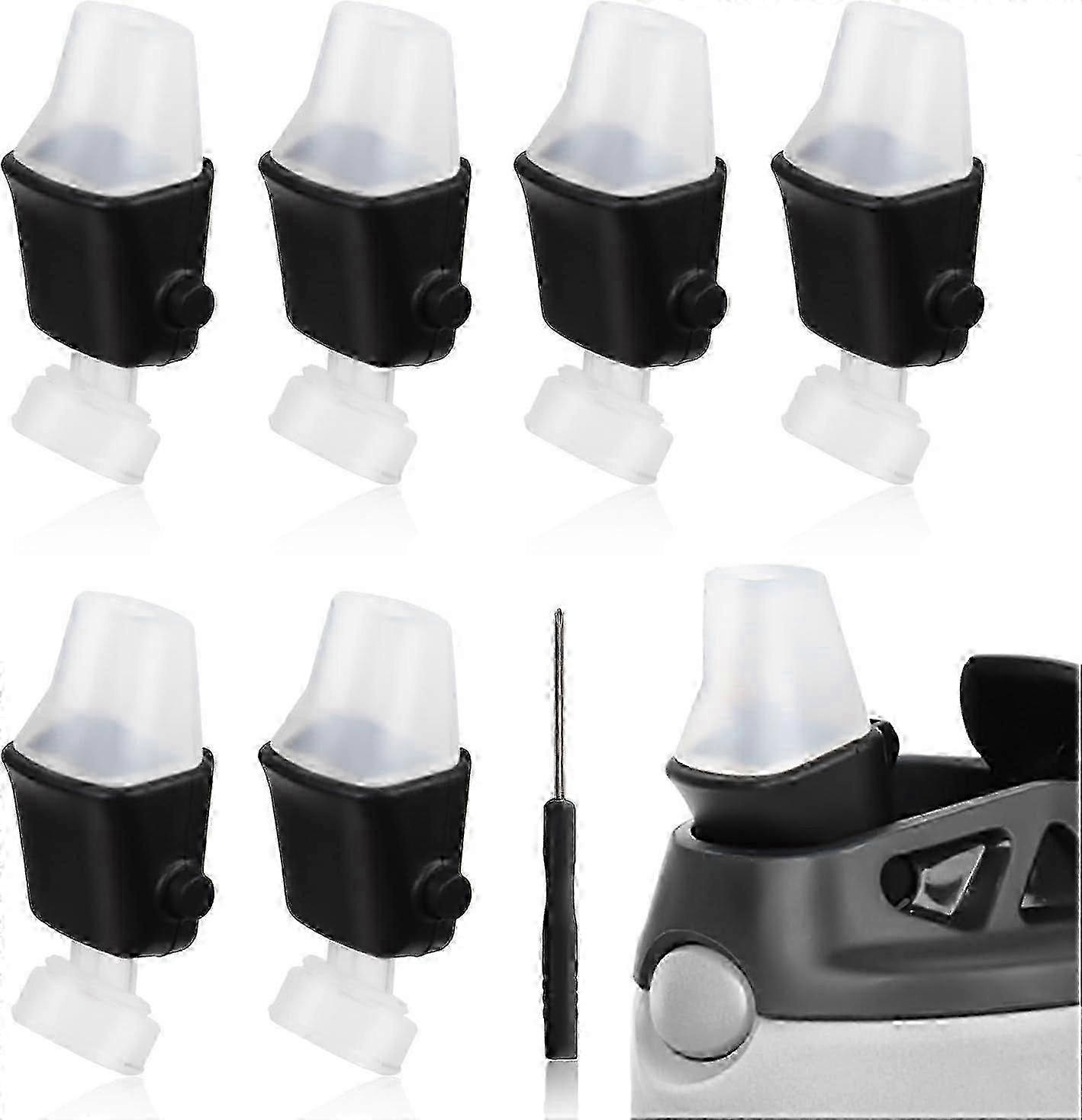 6pcs Replacement Spout compatible with Contigo, Soft Lids Replacement with Screwdriver