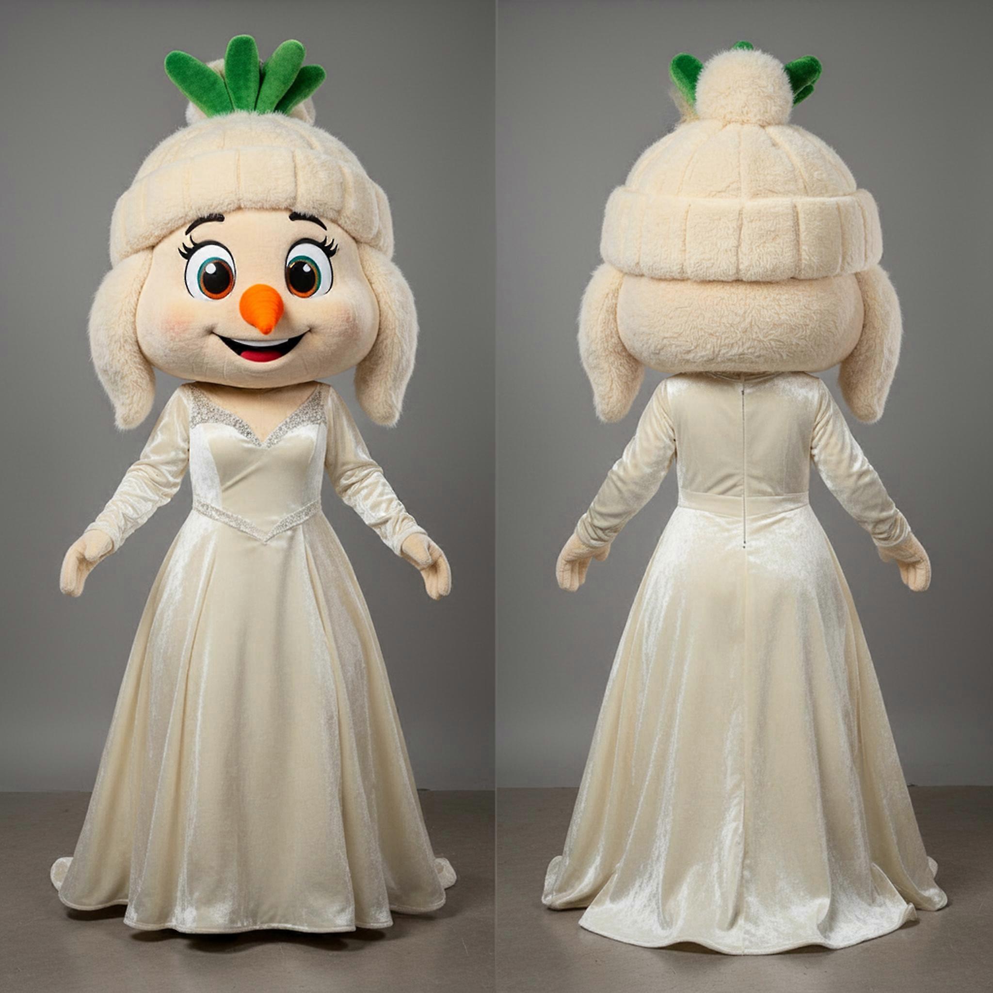MASTICOT Creamy Oversized Turnip Mascot