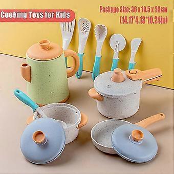 Safe Durable Lifelike Pretend Cooking Set