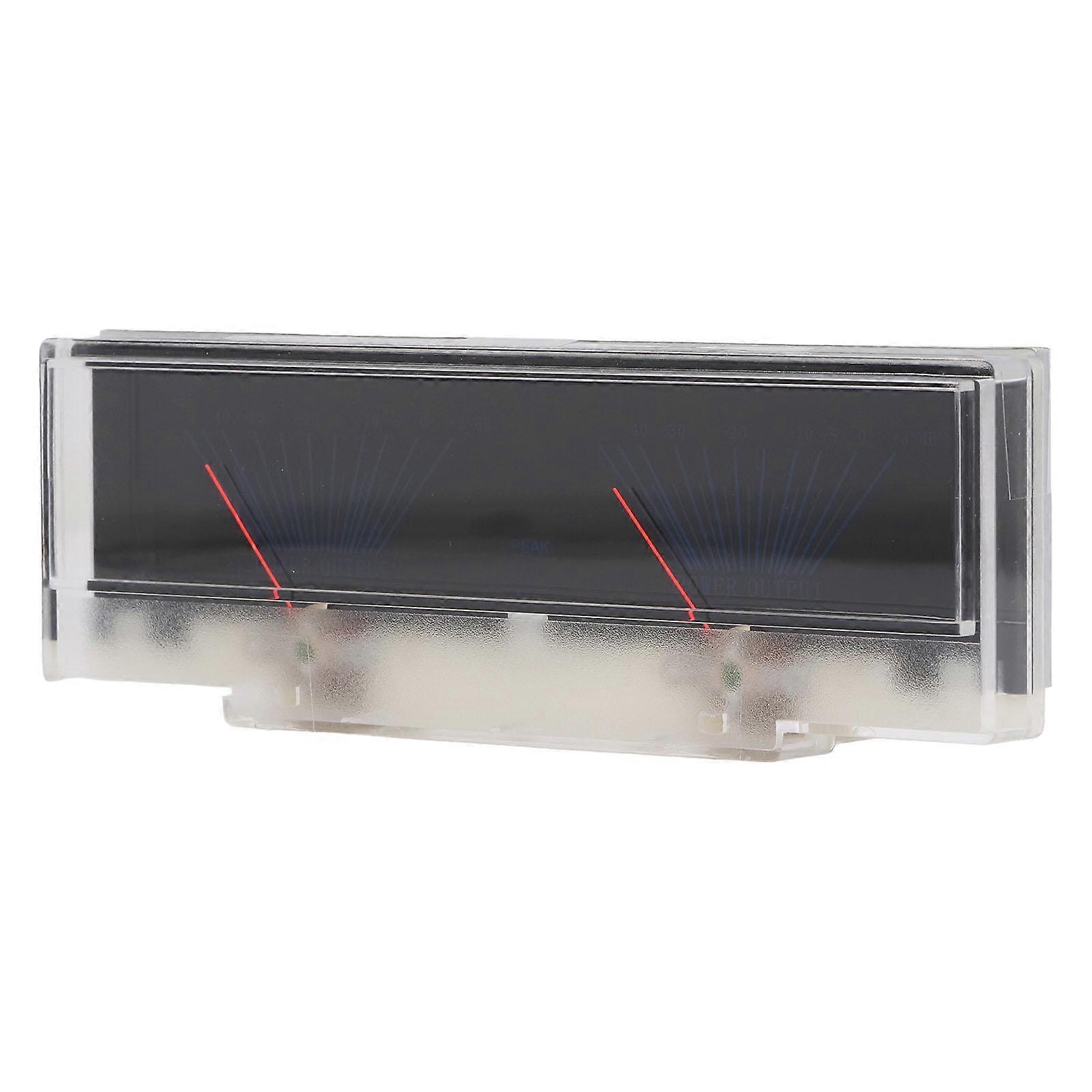 VU Meter Header Sound Audio Level Pointer Indicator Tester with Blue LED Backlight