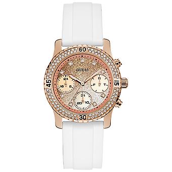 Guess watches ladies sport Watch for Women Analog Quartz with Silicone Bracelet W1098L5