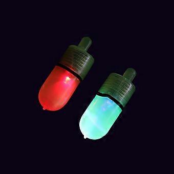 LED Night Fishing Rod Bite Bait Alarm Light10 røde lys og 10 blå lys med Twin Bells Ring Fishing Bite Alarmindikator på fiskestang