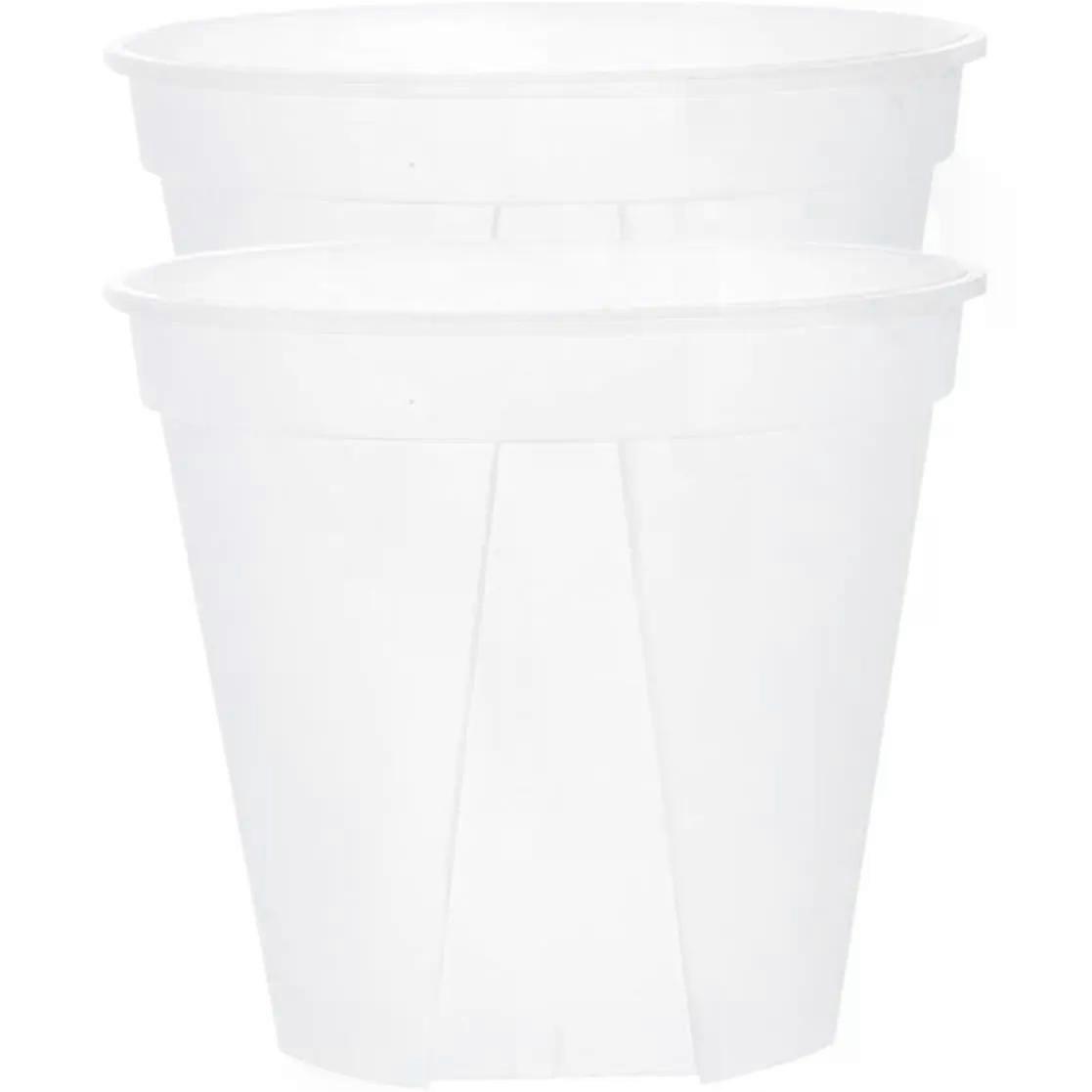 2pcs Plastic Orchid Planter with Holes, Root Control