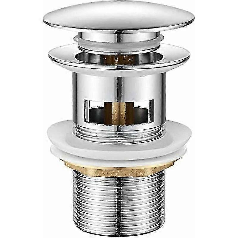 Chrome Pop Up Sink Drain Universal