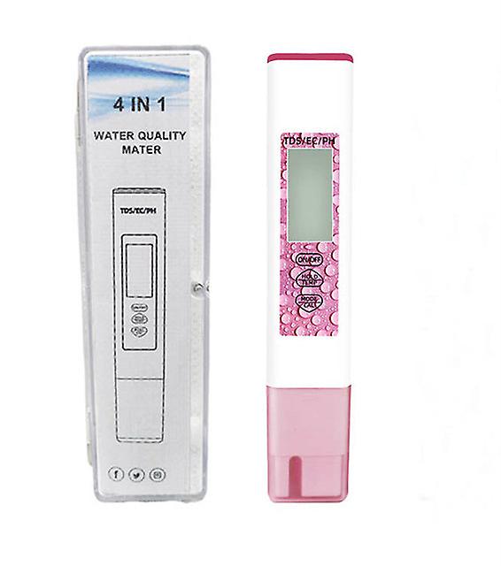 4 In 1 Ph/tds/ec/temp Meter High Precision For Water Quality Tester With 0-14 Measurement Range For Aquarium Swimming Pool