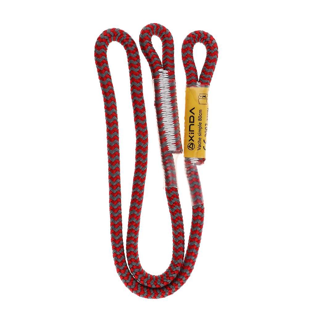 22KN 8mm Prusik Rope for Arborist Climbing Caving Ziplining 100cm red