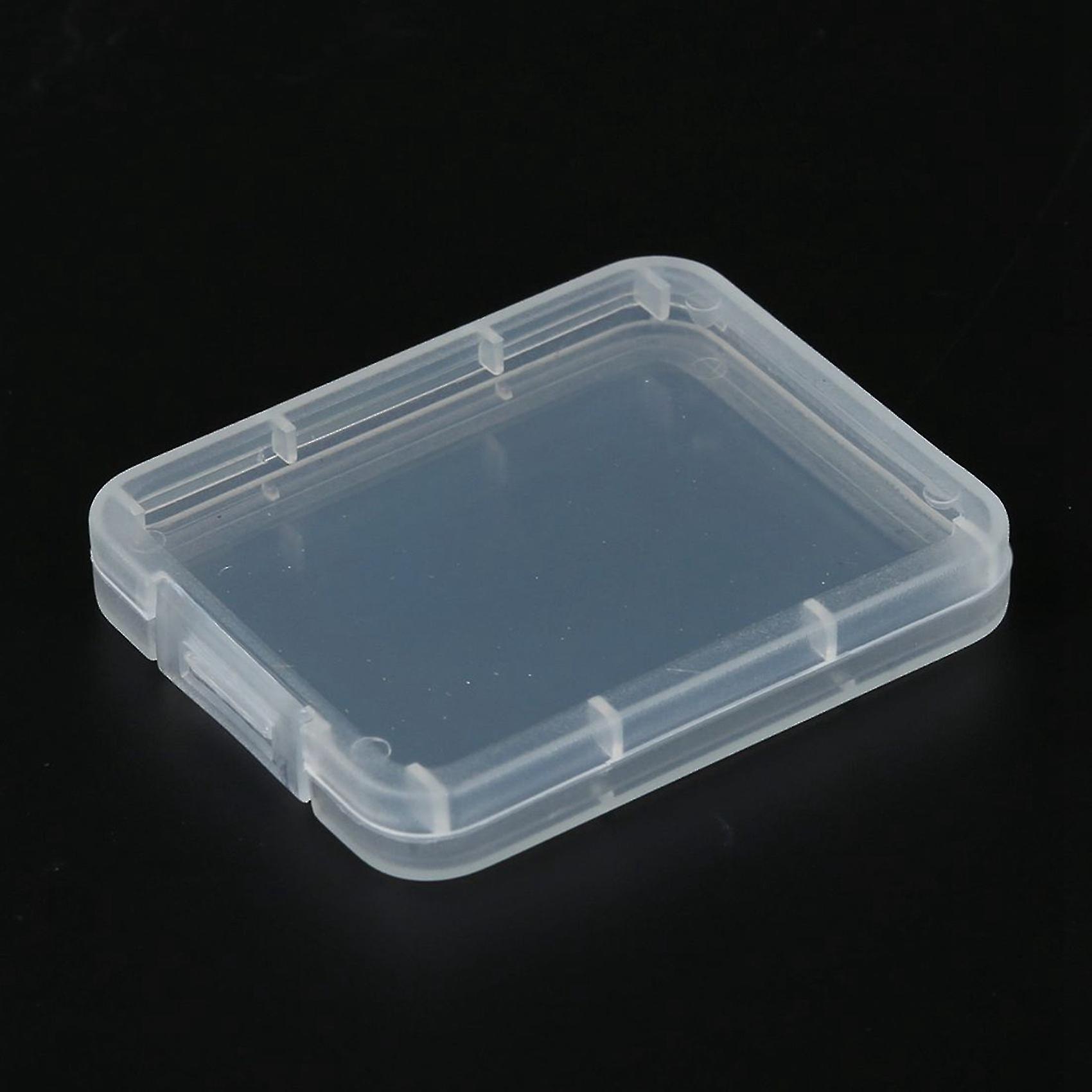 Custodia Porta Schede In Plastica Per SD, SDHC, XD, MMC, CF - 40 Pezzi, Leggera E Trasparente - 2