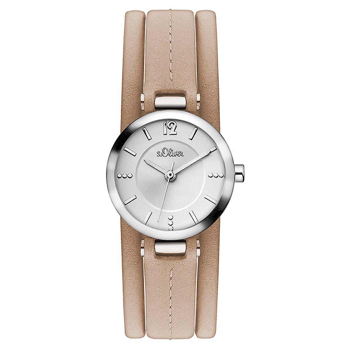 s.Oliver women's watch wristwatch leather SO-3119-LQ
