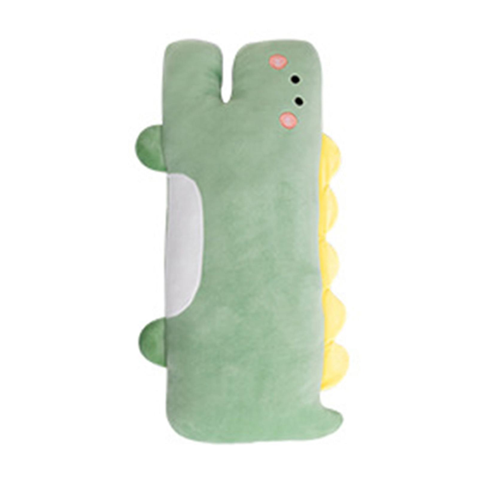 Plush Crocodile Long Throw Pillows Soft And Comfortable Fabric For Working Resting Reading