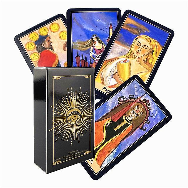 Tarot cards-Oracle cards-Mysterious Tarot-Intuitive Oracle Tarot: English Edition for Ages 36-60