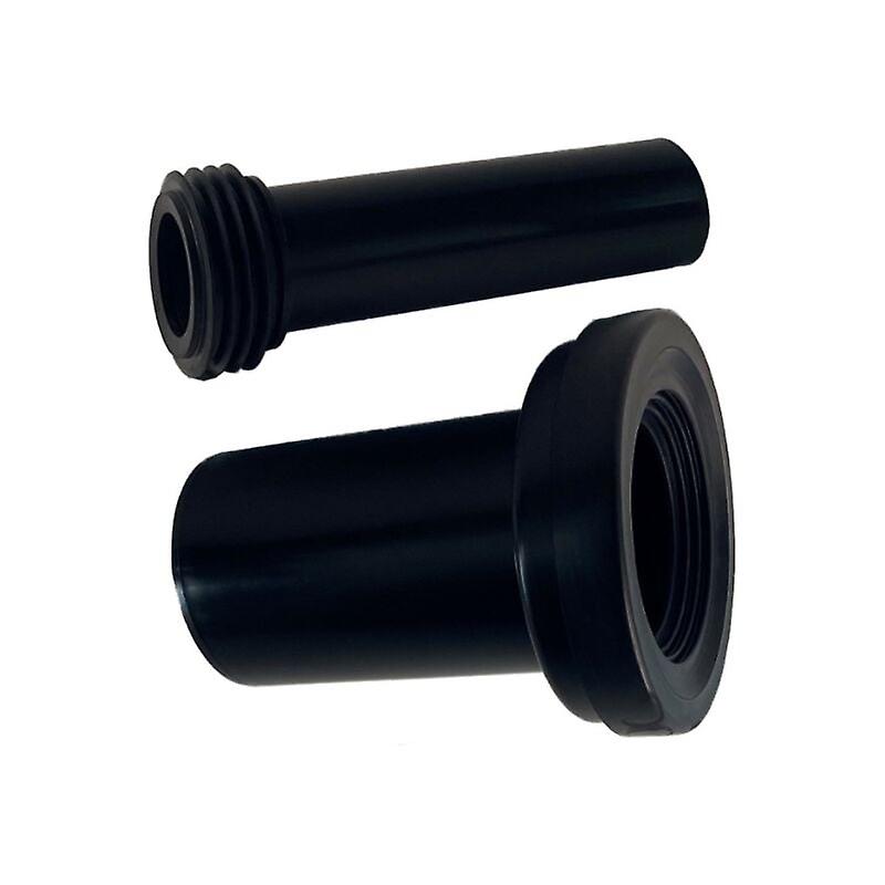 WC waste Monolithic connection pipe for free-standing WC Total length 180 mm