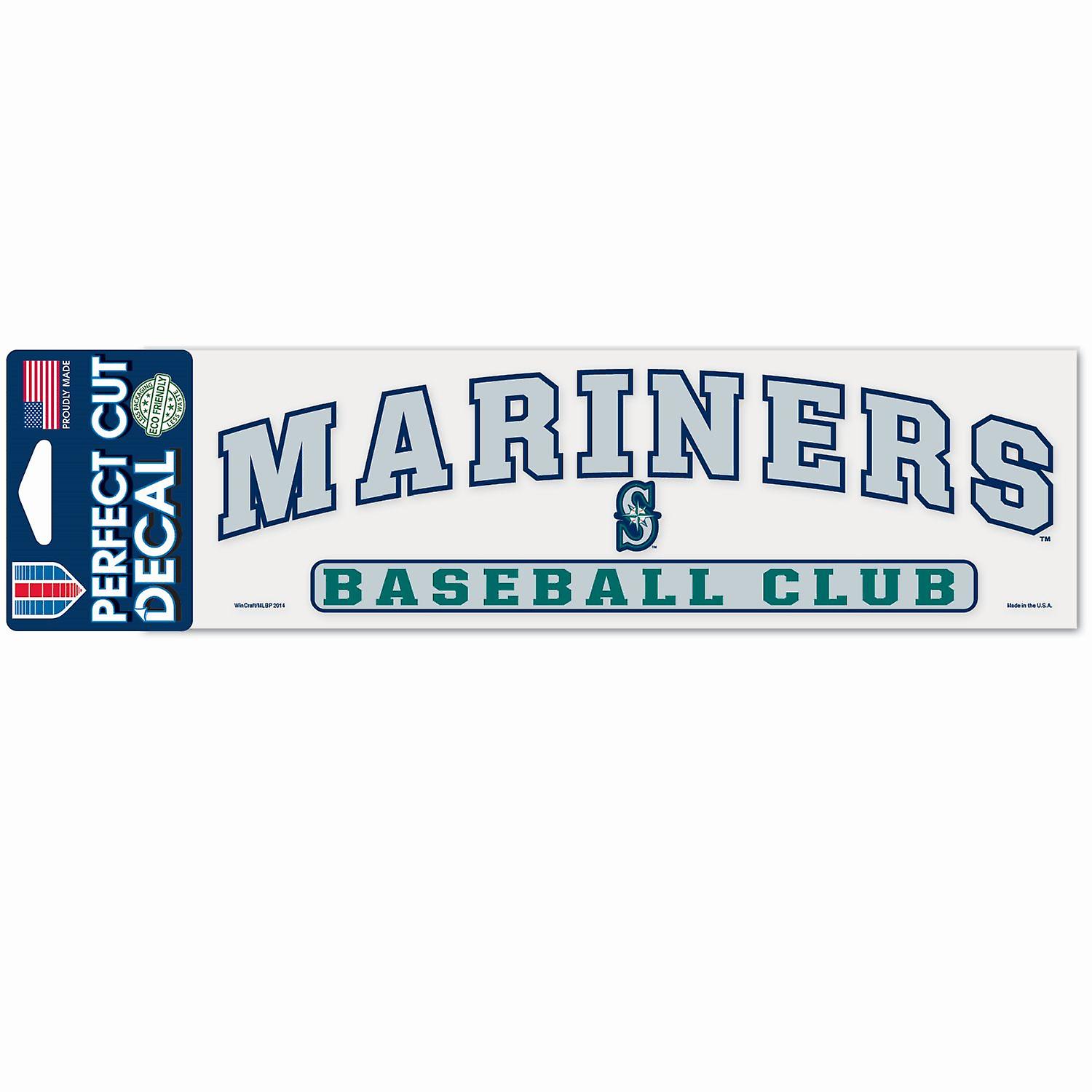 MLB Perfect Cut Αυτοκόλλητο 8x25cm Seattle Mariners