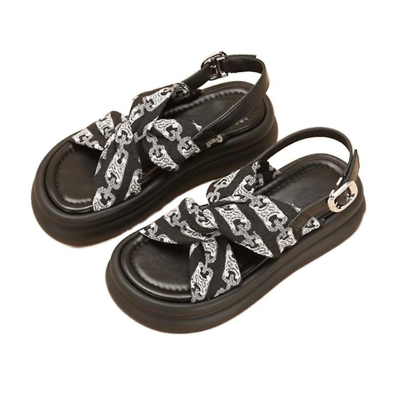Thick-soled Open-toed Sandals