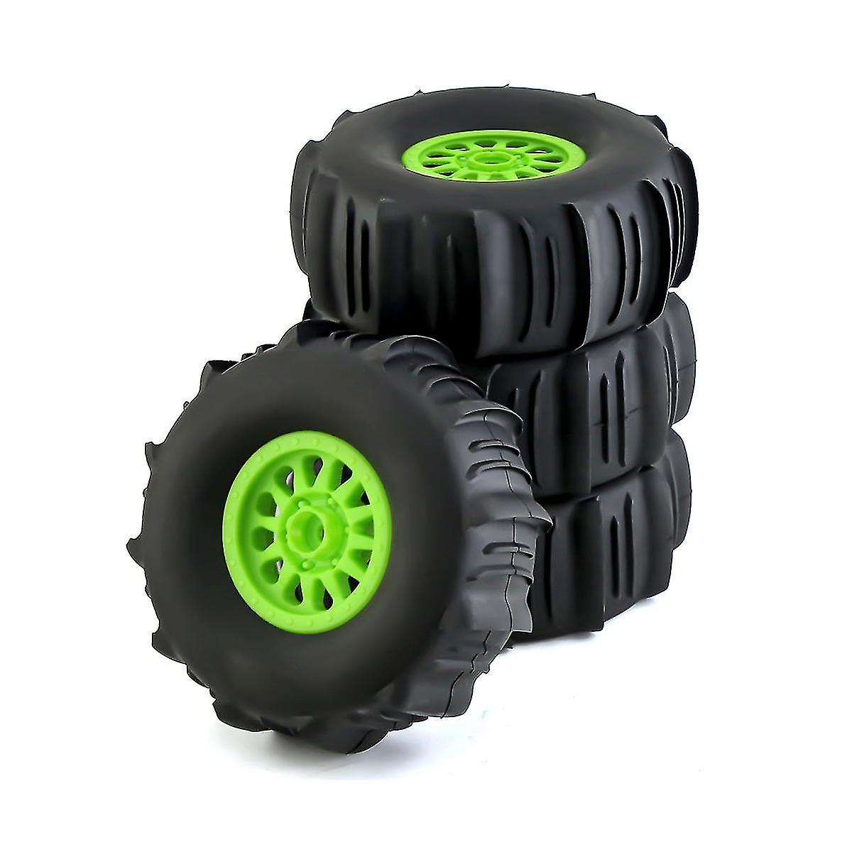4pcs 138mm 1/7 Desert Short Course Truck Tire 17mm Wheel Hex For Udr Arrma Mojave Yikong Df7 Rc Car,1