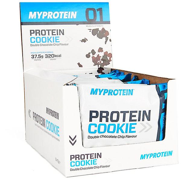MP Max eiwit cookie, witte chocolade amandel, doos, 12 x 75g-MyProtein