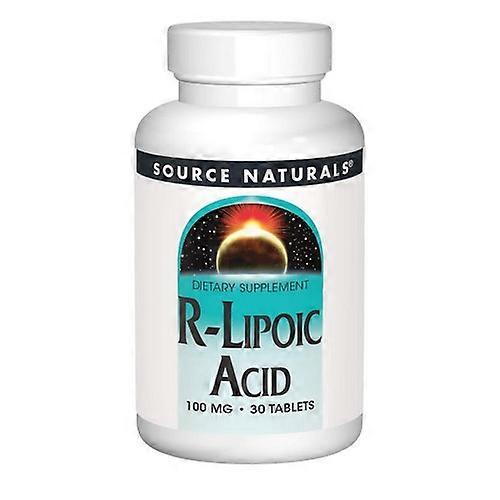 Source Naturals R-Lipoic Acid,100 MG ,30 Tabs (Pack of 3)