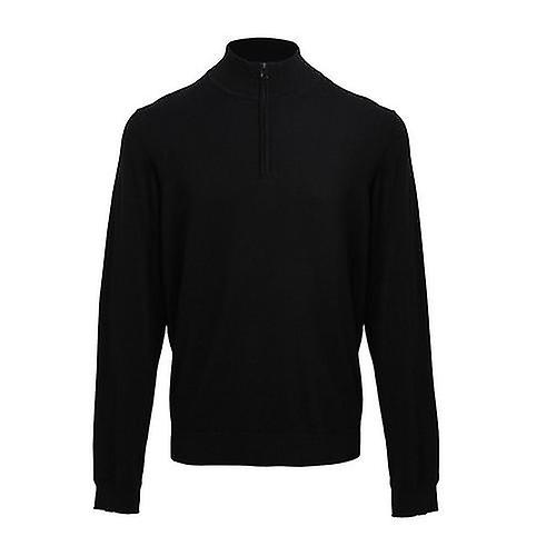 Premier Mens Zip Neck Sweatshirt