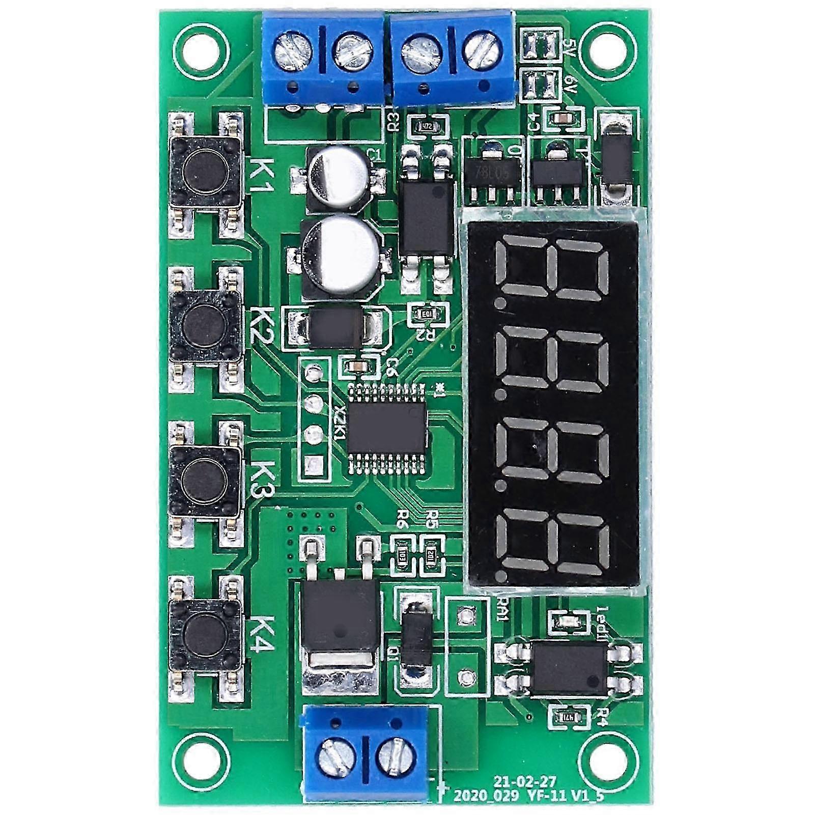 Relay Module 32 Functions Safe Reliable Digital Delay Timer Control Switch compatible with DC Motors