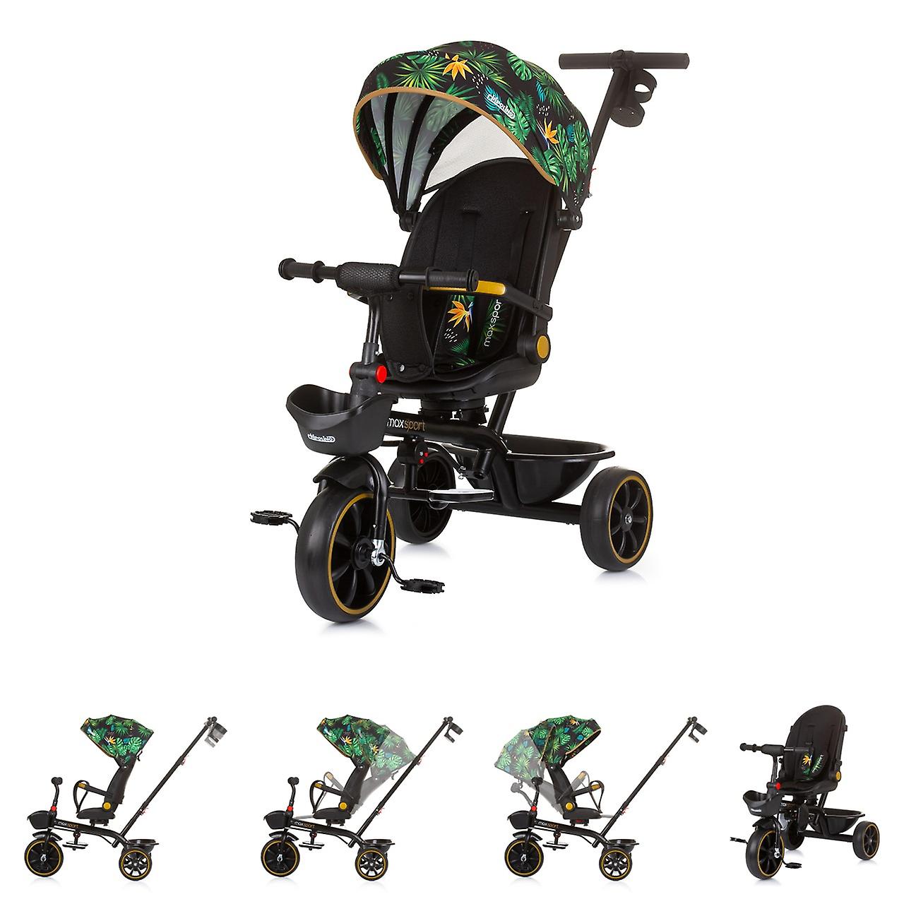 Τρίκυκλο Chipolino Max Sport 2 σε 1, τρίκυκλο, ποτηροθήκη, αναστρέψιμο κάθισμα, καλάθι