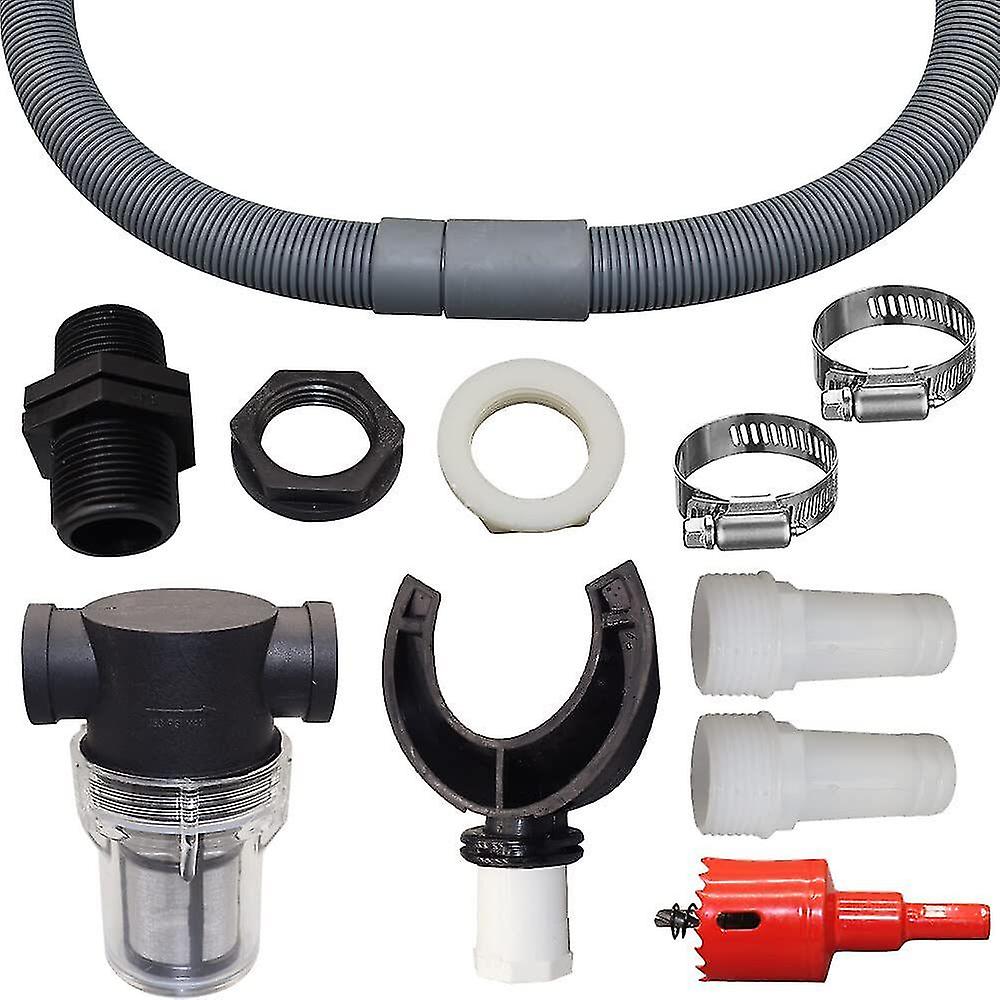 Rain Collector With Flex Hose, Water Collector Sets, Rainwater Collection Diverter, Connection, Rubber Hose Connection For Rainwater Collector (with F