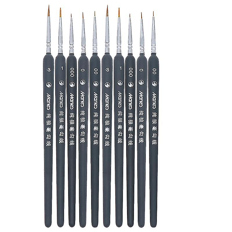 10pcs Detail Paint Brush Set
