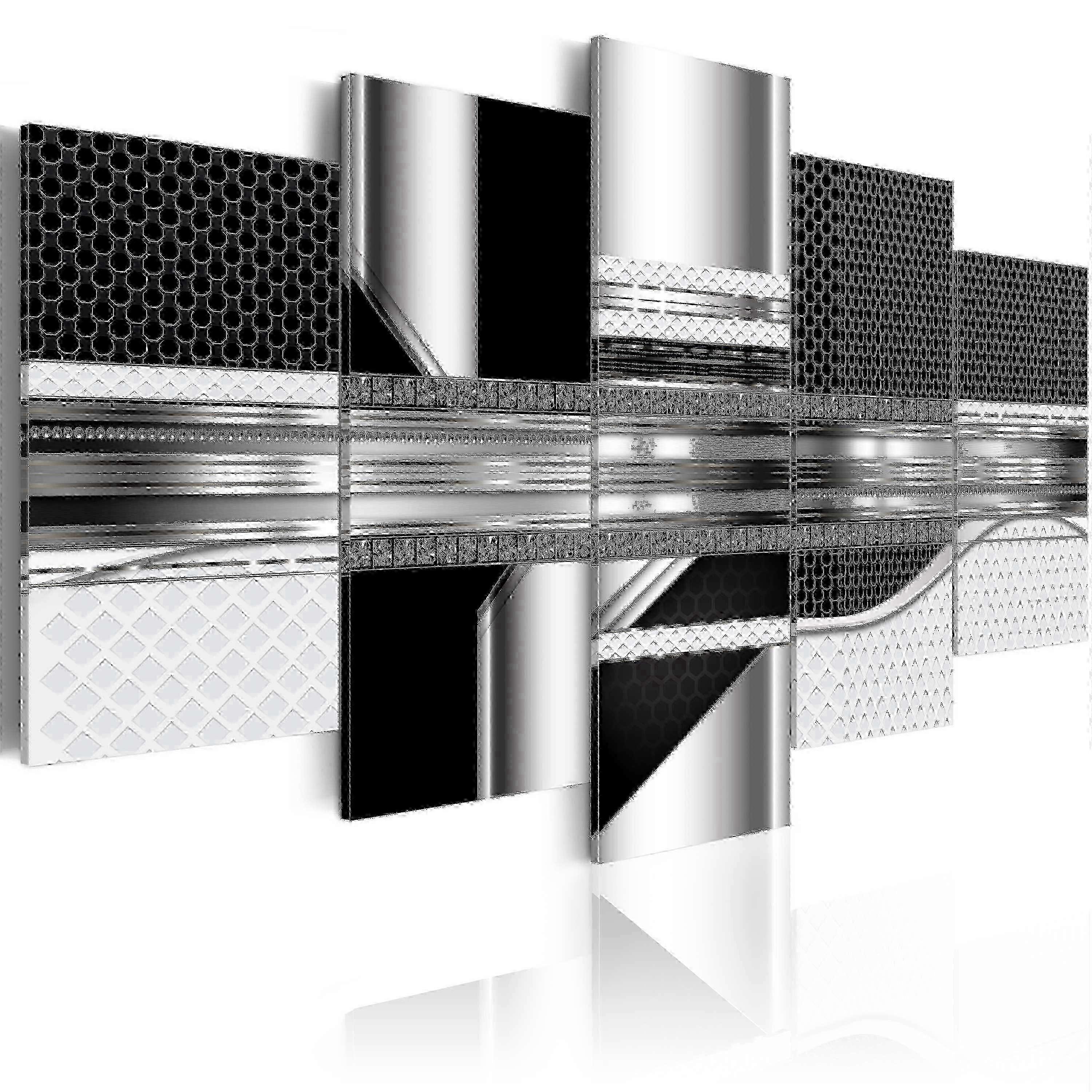 Toile imprimé - coupe argent