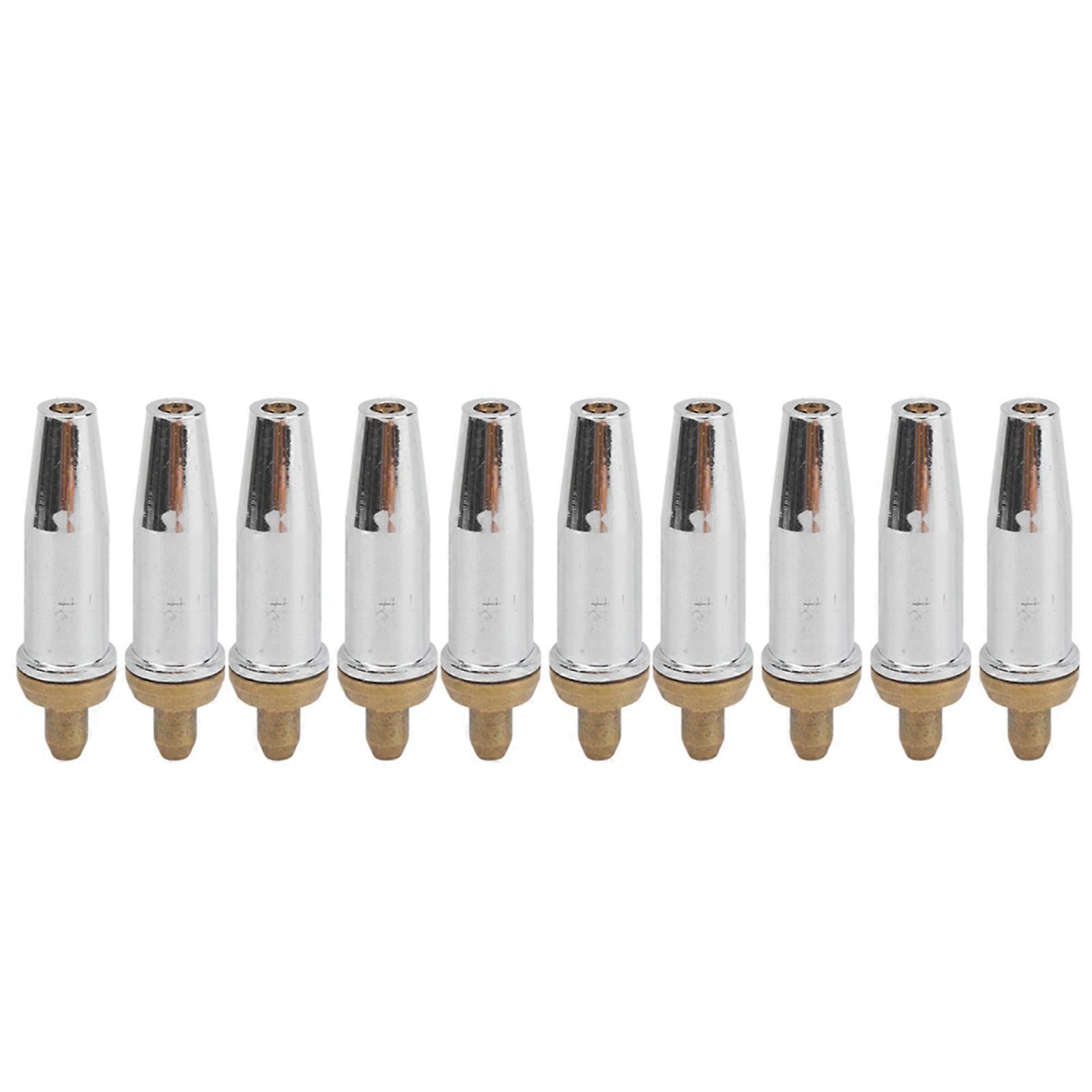 10Pcs Gas Cutting Nozzle Tip Propane Acetylene Machine Sleeve Type Gun Head G07?301#