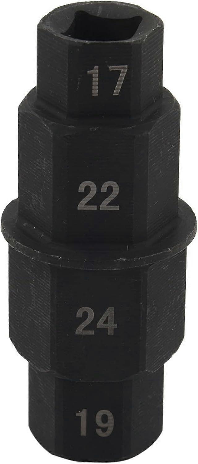 Motorcycle Front Axle Tool - Hex Axle Socket Adapter Tool - 17mm, 19mm, 22mm, 24mm