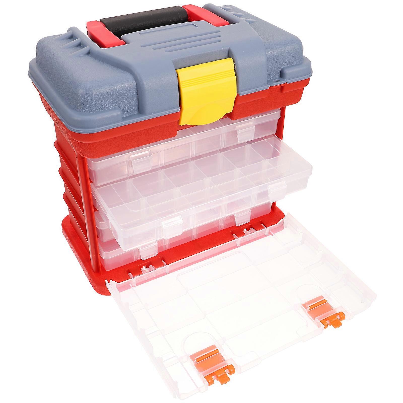 Tools Organizer Box Parts Storage Box Removable Divider Tool Box Portable Parts Box