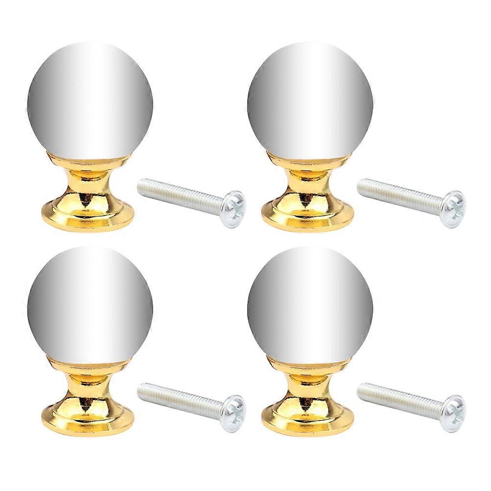 4Sets Crystal Glass Drawer Knobs Crystal Ball Dresser Knobs Cabinet Handles