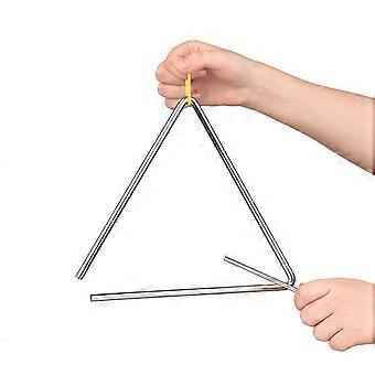 Triangle Bell Triangolo With Metal Mallet Idiophone Steel